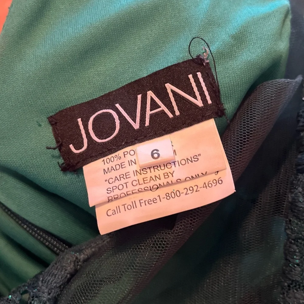 Jovani Green Backless Gown - Picture 4 of 4